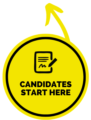 Job Crystal - Candidates start here badge